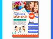 Tờ Rơi Tuyển Sinh Mầm Non