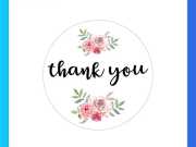 Thank You Stickers 