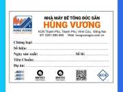 Tem Dán Mẫu Bê Tông