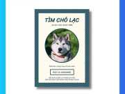 Tờ Rơi Tìm Chó Lạc