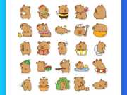 Sticker Capybara