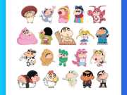Sticker Shin Cậu Bé Bút Chì