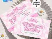 Card Visit Màu Hồng