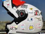 Sticker Dán Mũ Bảo Hiểm 