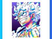 Sticker Luffy Gear 5