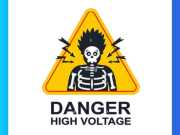 Tem Cảnh Báo Điện Giật