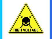 Tem Cảnh Báo Điện Giật