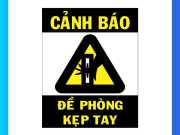 Tem Cảnh Báo Kẹp Tay