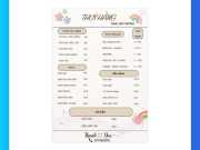 Menu Tiệm Nail