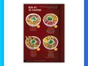 Menu Bún Bò