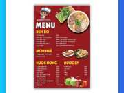 Menu Bún Bò