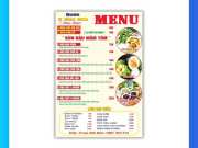 Menu Bún Đậu Mắm Tôm