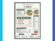 Menu Bún Đậu Mắm Tôm