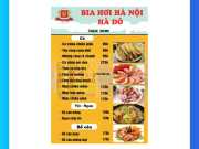 Menu Quán Nhậu 