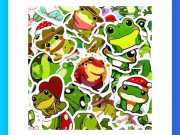 Sticker Ếch Xanh