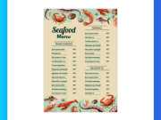 Mẫu Menu Hải Sản