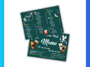 Menu Quán Trà Đá