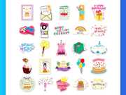 Sticker Sinh Nhật