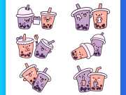 Sticker Trà Sữa Cute