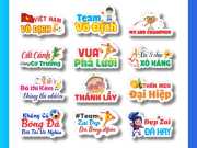 Hashtag Cổ Vũ Bóng Đá Cầm Tay