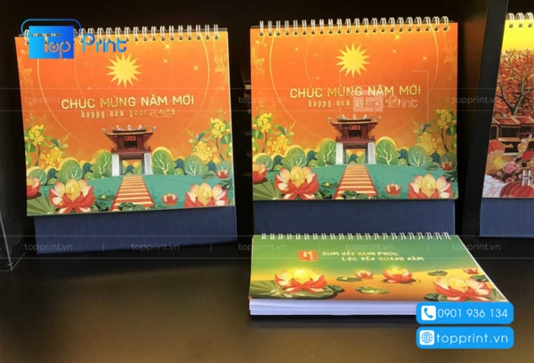In lịch tết độc quyền theo yêu cầu doanh nghiệp