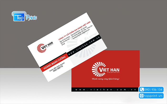 Mẫu card visit điện gia dụng