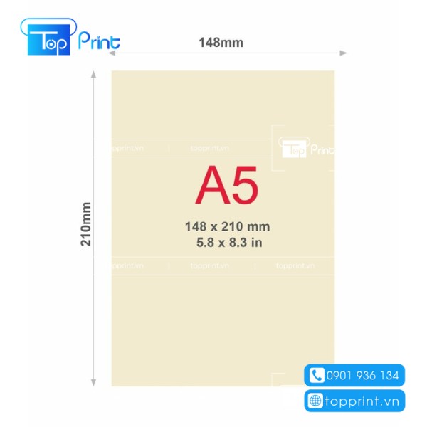 Kích thước tờ rơi A5