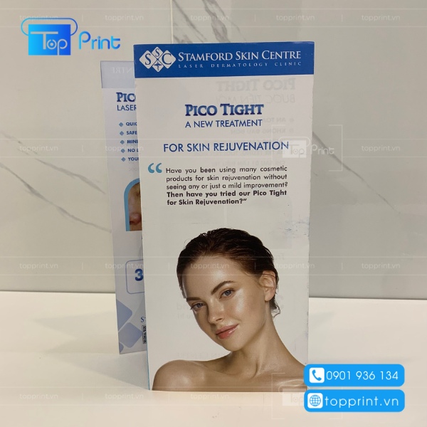 Mẫu brochure có hình minh họa sản phẩm