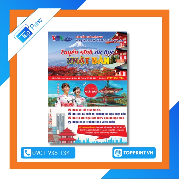 Tờ rơi tuyển sinh du học