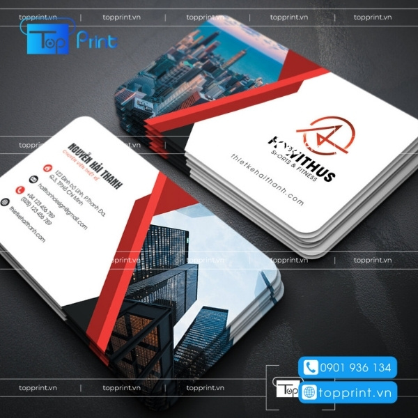 Dịch vụ in card visit bất động sản gi&aacute; rẻ - Topprint