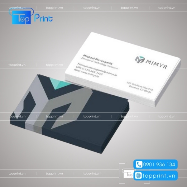 in Card visit bất động sản gi&aacute; rẻ tphcm