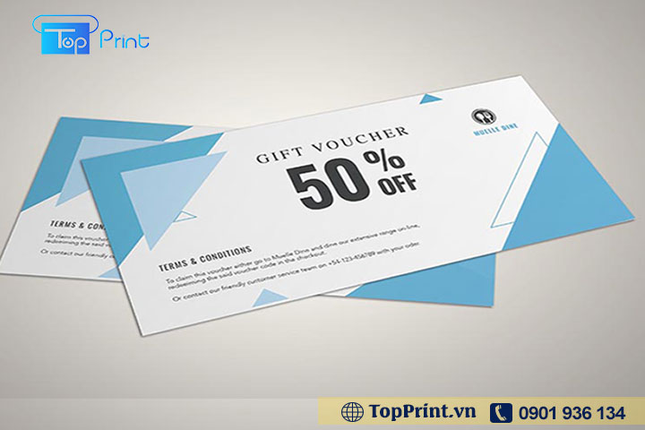 Voucher in cán màng tại TOPPRINT