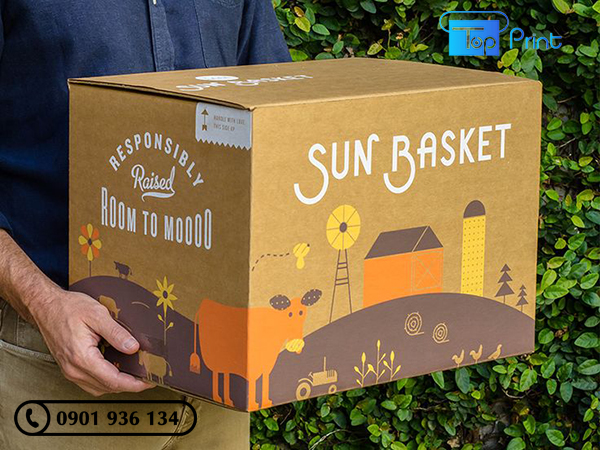 thùng carton đựng hoa quả