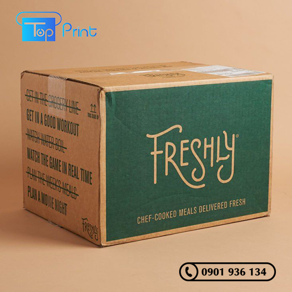 thùng carton đựng trái cây