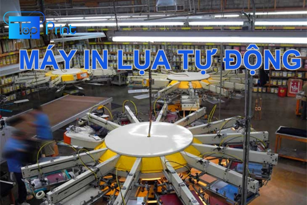 máy in lụa tròn thủ công và tự động