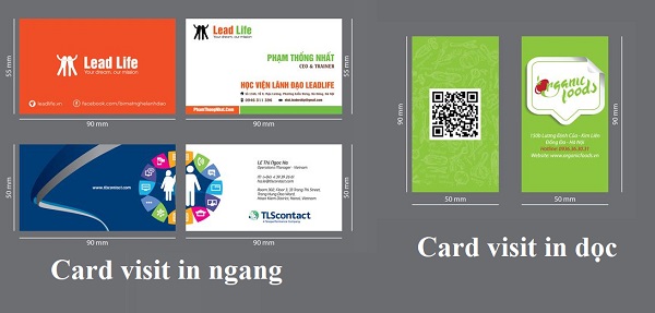 quy cách name card chuẩn