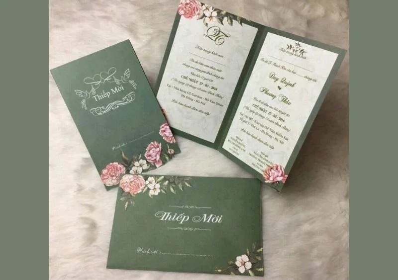 Mẫu thiệp cưới đẹp