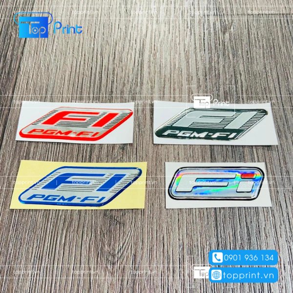 Decal nhựa dẻo chất lượng uy tính