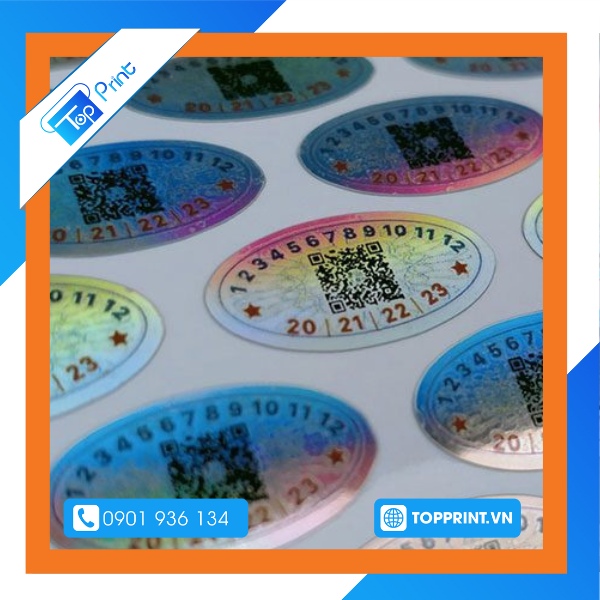 in tem bạc giá rẻ tại xưởng in TOPPRINT