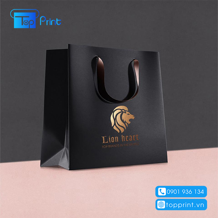 Túi giấy ép kim đẹp làm tăng giá trị thương hiệu