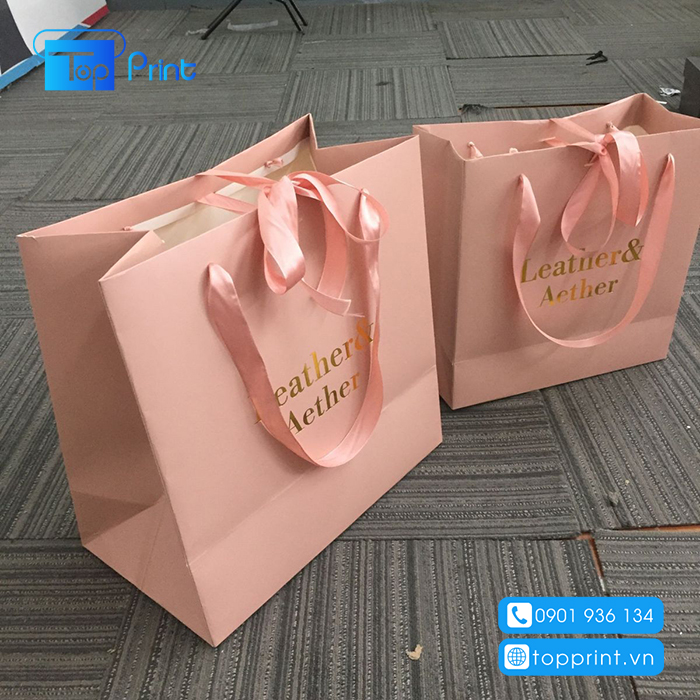 Cơ sở in túi giấy ép kim giá rẻ tại HCM