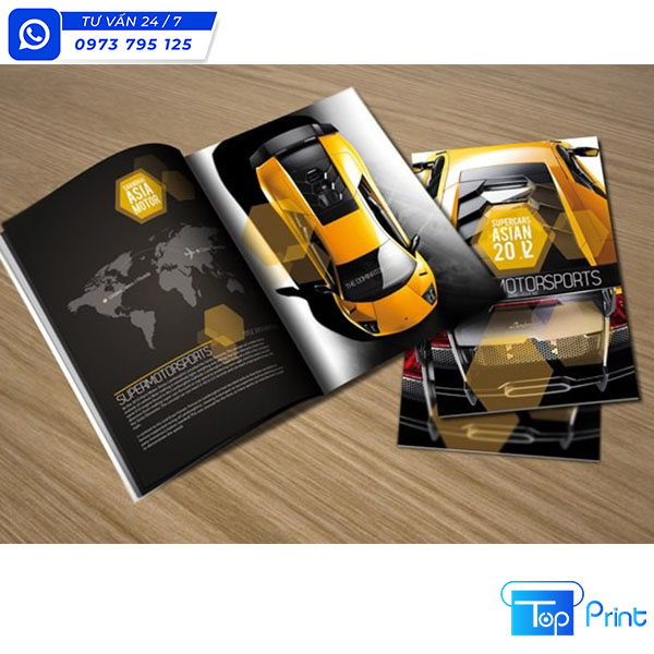 Thiết kế Catalogue Ô tô tại Topprint