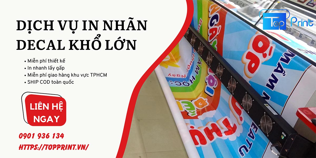 Địa chỉ in Decal khổ lớn tại TPHCM và Hà Nội