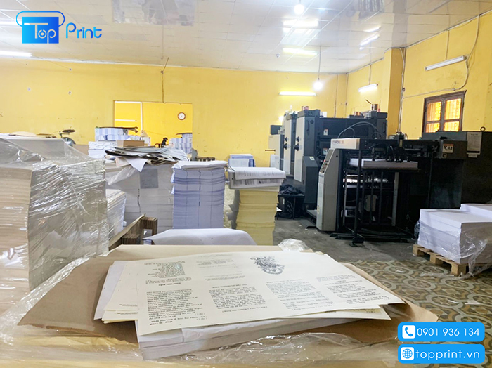 Quy trình in sách đẹp, chất lượng tại TOPPRINT