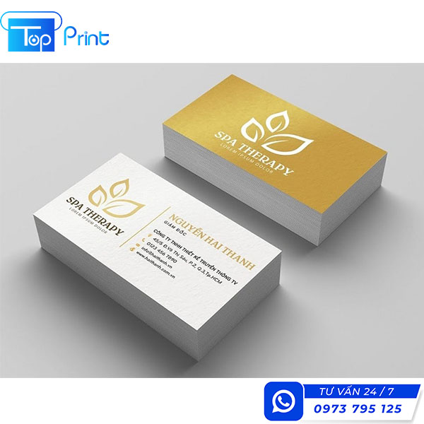 Card Visit Cho Ng&agrave;nh Spa, Thẩm Mỹ Viện