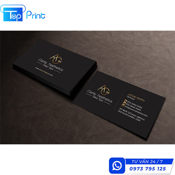 Tầm quan trọng của card visit ng&agrave;nh spa, thẩm mỹ viện