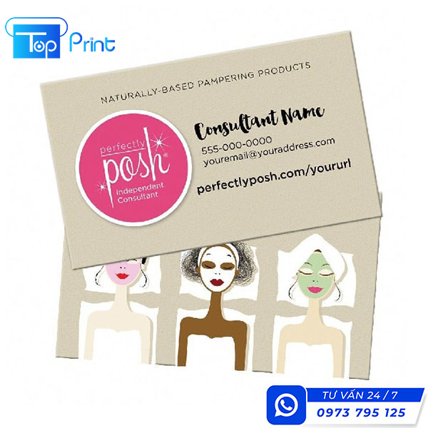 Một số mẫu namecard đẹp d&agrave;nh cho spa