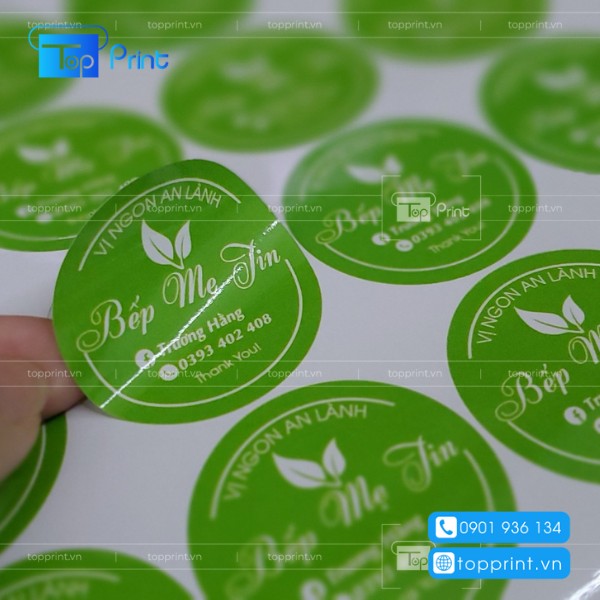 Decal tem vỡ thương hiệu sản phẩm