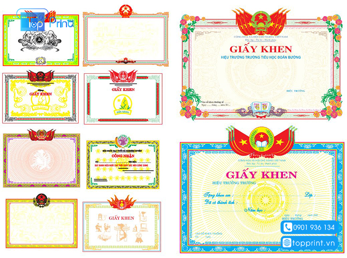 co so in bang khen giay khen gia re