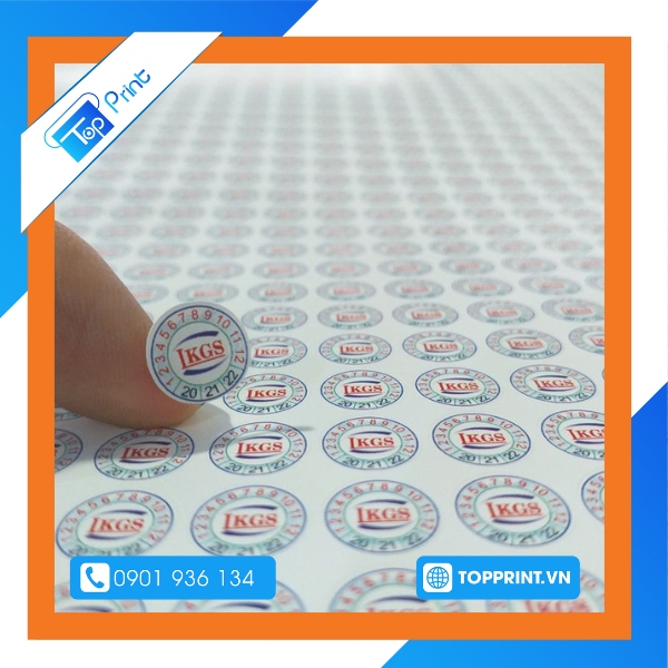 Mẫu tem vỡ niêm phong sản phẩm